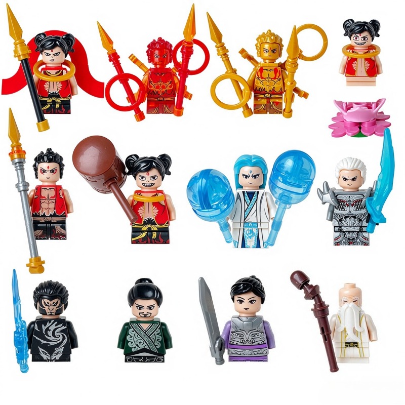 Building Block Mini - Bloques de construcción, figuras, muñecos humanoides,