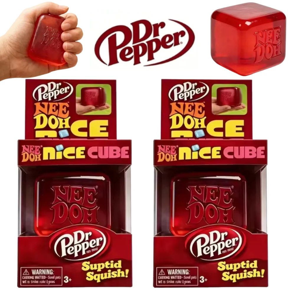 Dr Pepper X NeeDoh, cubo de ju - Fidget Cube Original reseña y precio