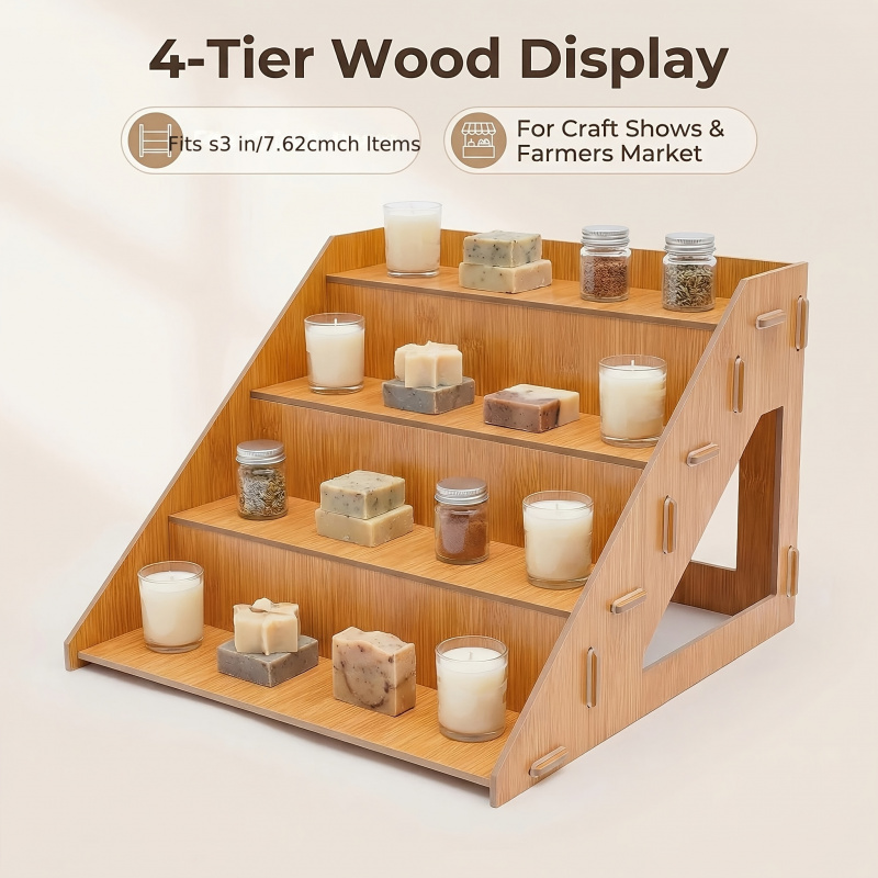 Expositor de madera, stand par - Pop Display Shelf reseña y precio
